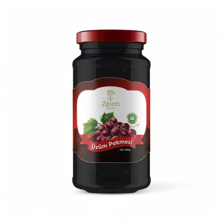 Zelon Ege'den Şekersiz Aladağ Kara Üzüm Pekmezi - 1 Kg