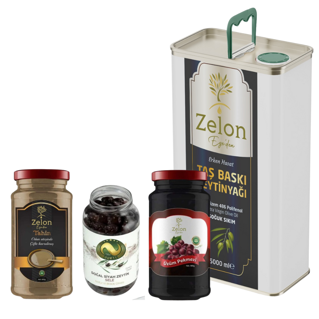 Zelon Gıda Tanışma Paketi - Siyah Zeytin