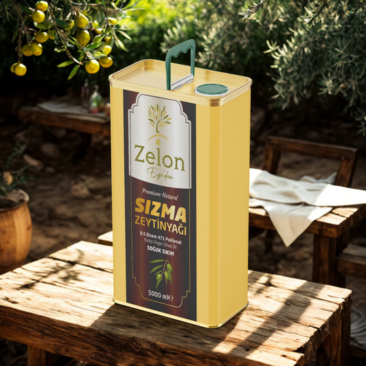 Natural Sızma Olgun Hasat Premium Zeytinyağı • 5 lt